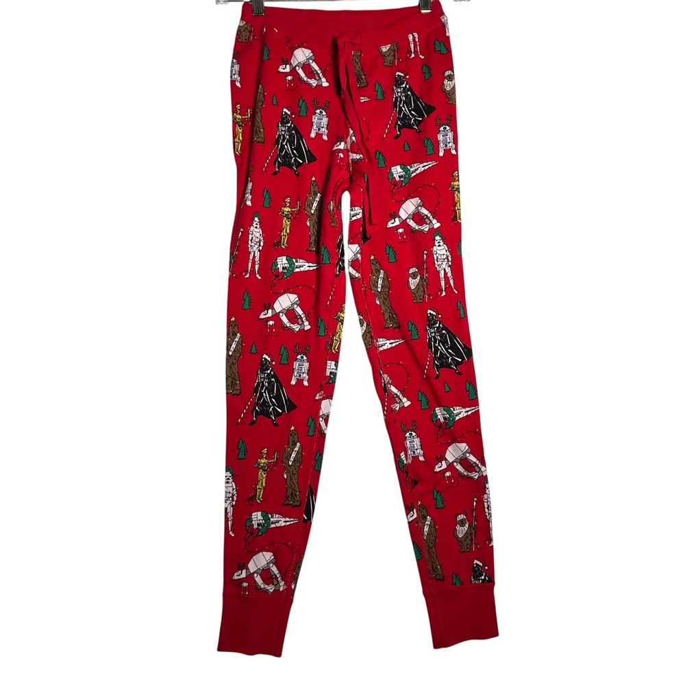 Star Wars Collection‎ Pajama Pants Red Organic Cotton Darth Vader Chewbacca XS